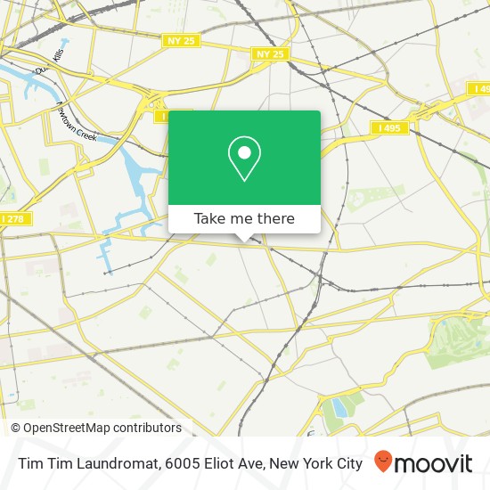 Mapa de Tim Tim Laundromat, 6005 Eliot Ave