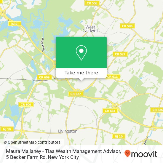 Maura Mallaney - Tiaa Wealth Management Advisor, 5 Becker Farm Rd map