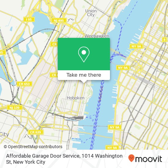 Affordable Garage Door Service, 1014 Washington St map