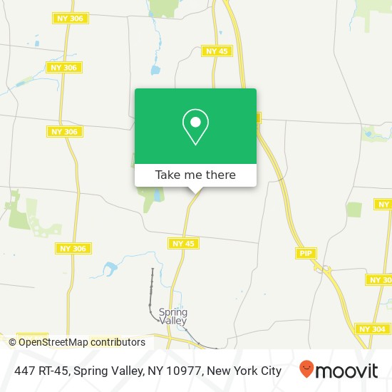 Mapa de 447 RT-45, Spring Valley, NY 10977