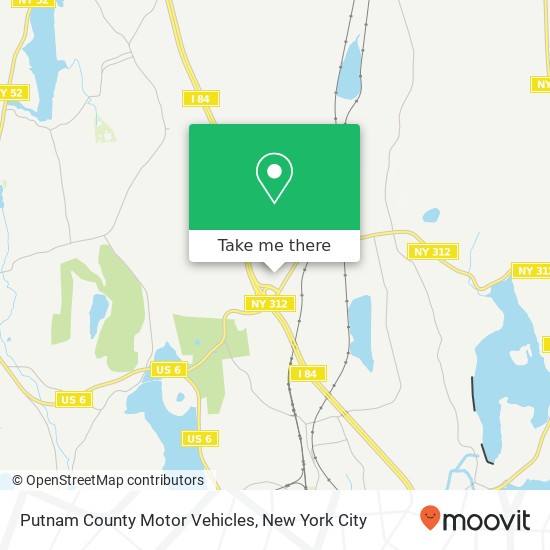 Mapa de Putnam County Motor Vehicles