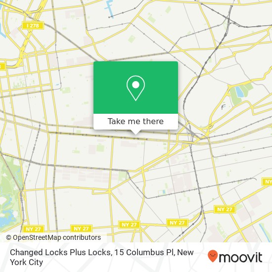 Mapa de Changed Locks Plus Locks, 15 Columbus Pl