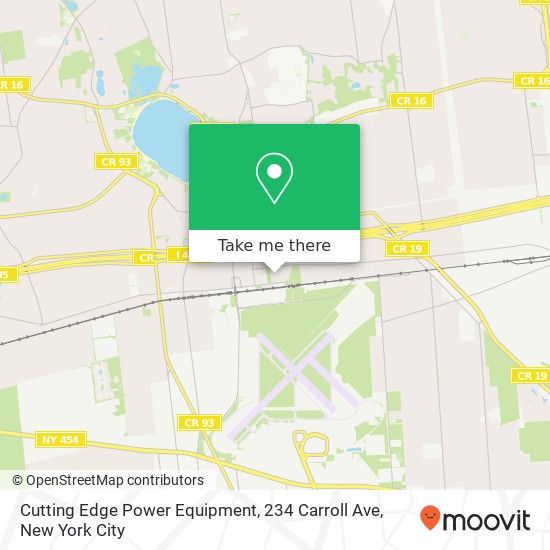 Mapa de Cutting Edge Power Equipment, 234 Carroll Ave