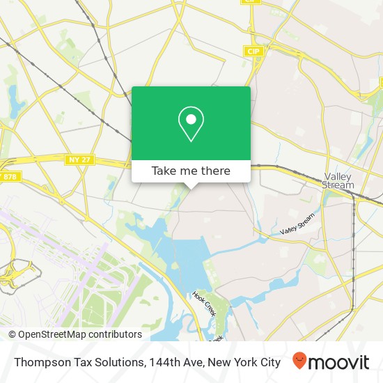 Mapa de Thompson Tax Solutions, 144th Ave