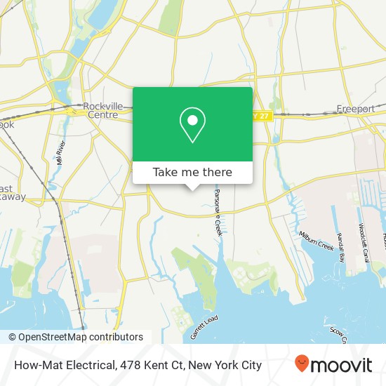 Mapa de How-Mat Electrical, 478 Kent Ct