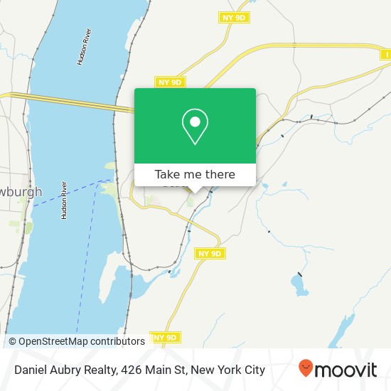 Mapa de Daniel Aubry Realty, 426 Main St