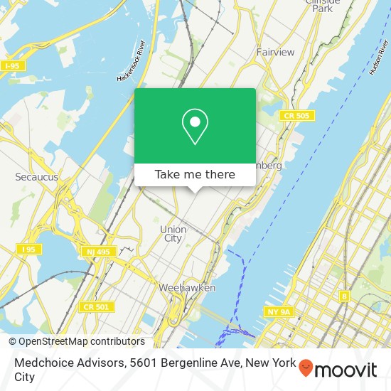 Medchoice Advisors, 5601 Bergenline Ave map