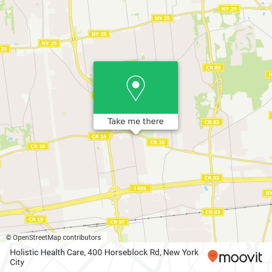 Mapa de Holistic Health Care, 400 Horseblock Rd