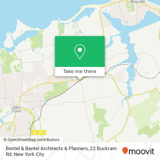 Mapa de Bentel & Bentel Architects & Planners, 22 Buckram Rd
