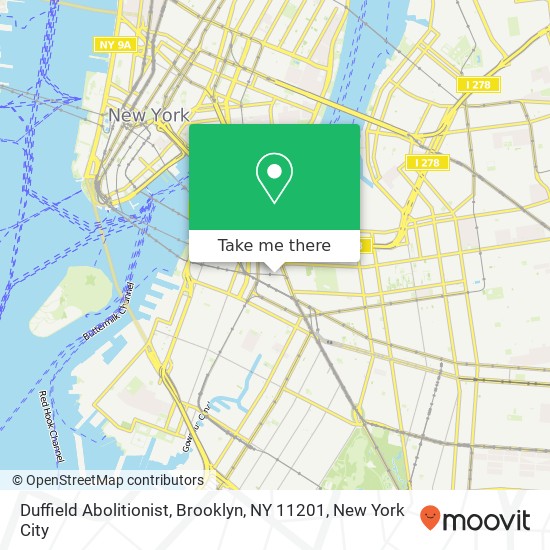 Duffield Abolitionist, Brooklyn, NY 11201 map