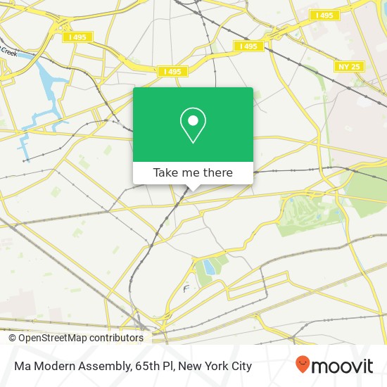 Ma Modern Assembly, 65th Pl map