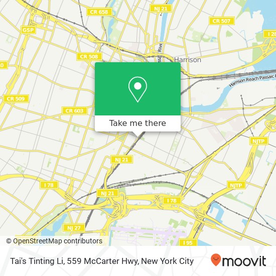 Mapa de Tai's Tinting Li, 559 McCarter Hwy