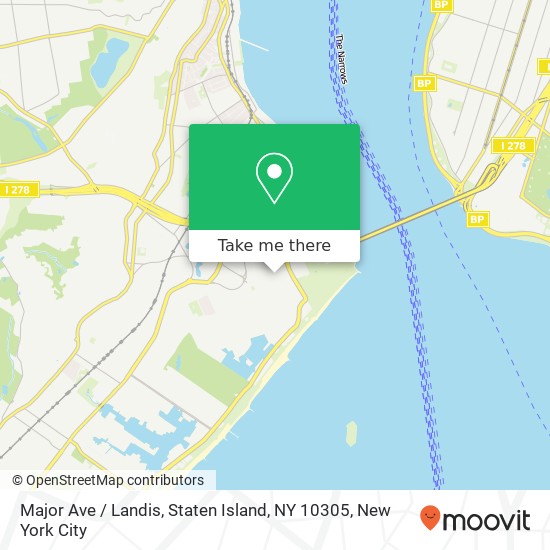 Mapa de Major Ave / Landis, Staten Island, NY 10305