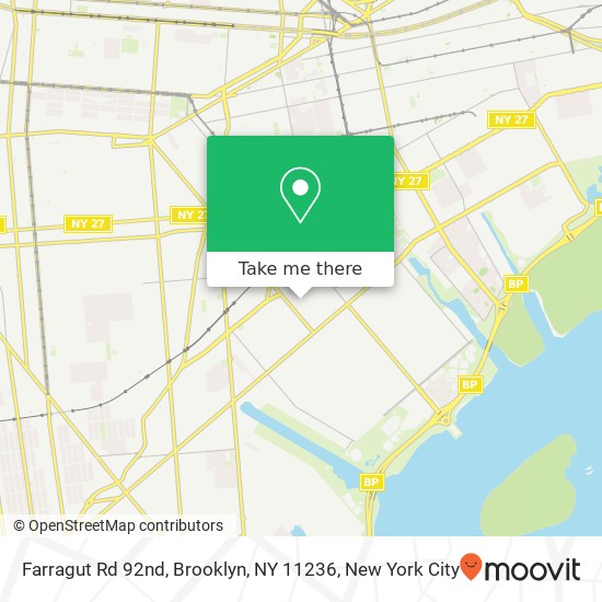 Farragut Rd 92nd, Brooklyn, NY 11236 map