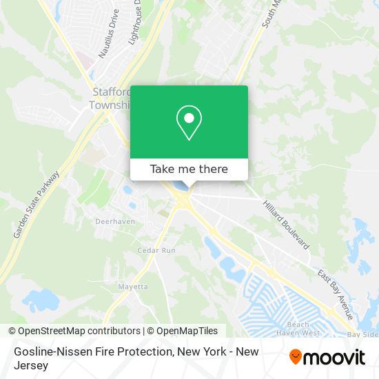 Mapa de Gosline-Nissen Fire Protection
