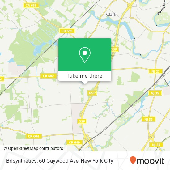 Bdsynthetics, 60 Gaywood Ave map