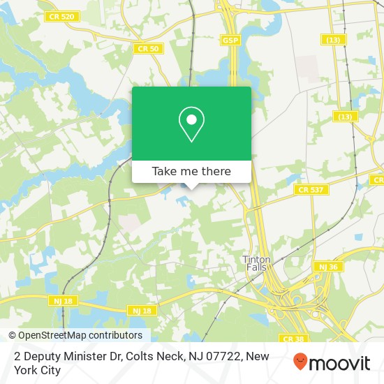 2 Deputy Minister Dr, Colts Neck, NJ 07722 map