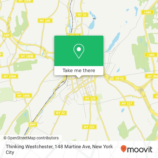 Mapa de Thinking Westchester, 148 Martine Ave