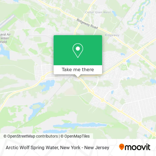 Arctic Wolf Spring Water map