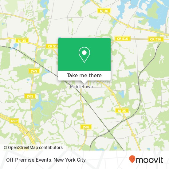Mapa de Off-Premise Events