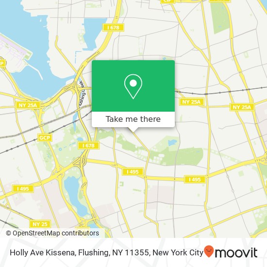 Holly Ave Kissena, Flushing, NY 11355 map
