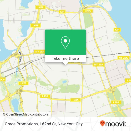 Grace Promotions, 162nd St map