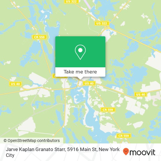 Jarve Kaplan Granato Starr, 5916 Main St map