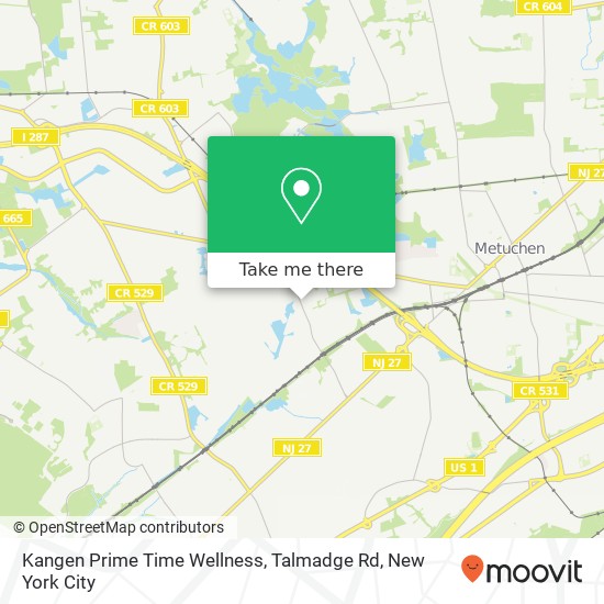 Kangen Prime Time Wellness, Talmadge Rd map
