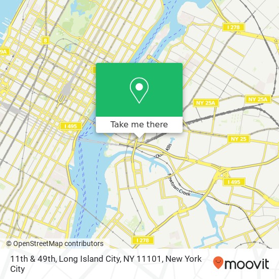 Mapa de 11th & 49th, Long Island City, NY 11101