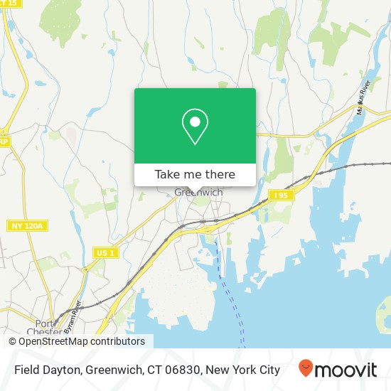 Mapa de Field Dayton, Greenwich, CT 06830