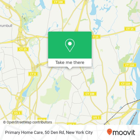 Primary Home Care, 50 Den Rd map