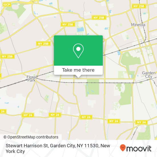 Mapa de Stewart Harrison St, Garden City, NY 11530