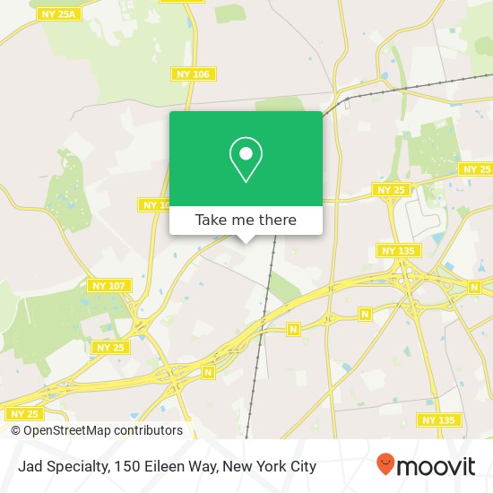 Mapa de Jad Specialty, 150 Eileen Way