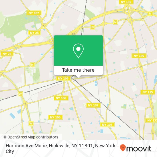 Harrison Ave Marie, Hicksville, NY 11801 map