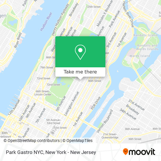 Park Gastro NYC map