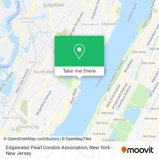Mapa de Edgewater Pearl Condos Association