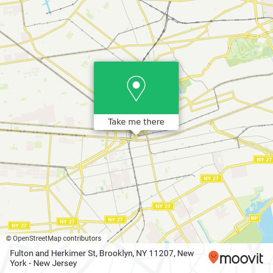Mapa de Fulton and Herkimer St, Brooklyn, NY 11207