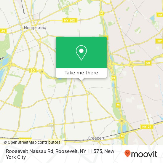 Roosevelt Nassau Rd, Roosevelt, NY 11575 map