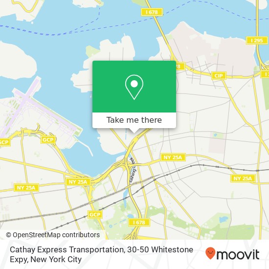 Mapa de Cathay Express Transportation, 30-50 Whitestone Expy