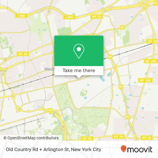 Mapa de Old Country Rd + Arlington St