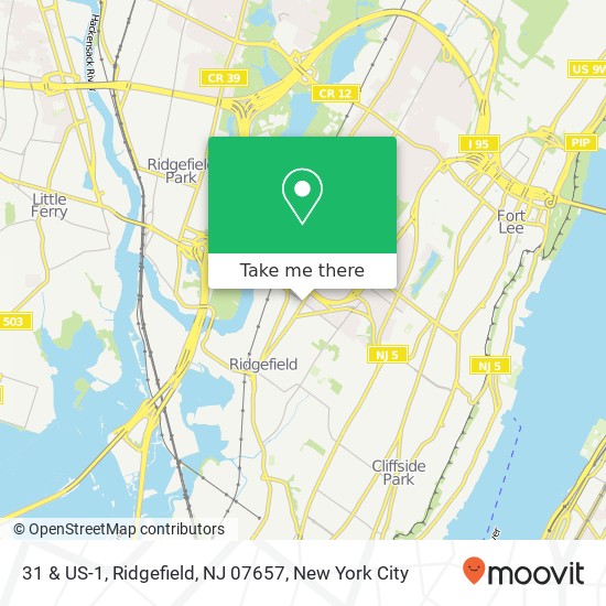 31 & US-1, Ridgefield, NJ 07657 map