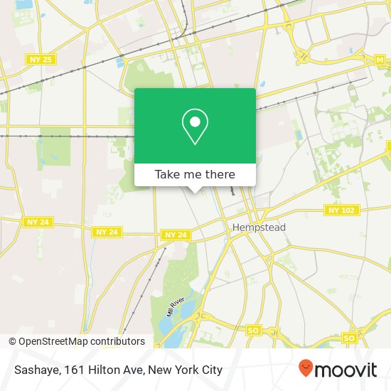 Sashaye, 161 Hilton Ave map