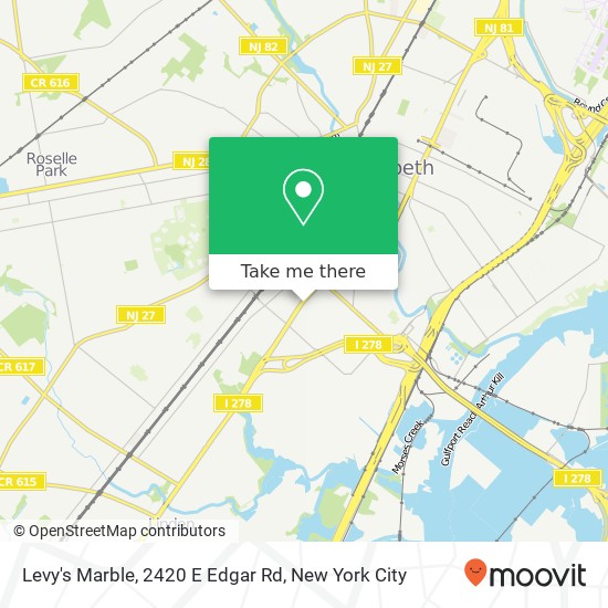 Levy's Marble, 2420 E Edgar Rd map