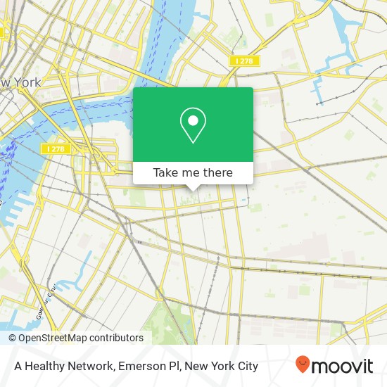 Mapa de A Healthy Network, Emerson Pl