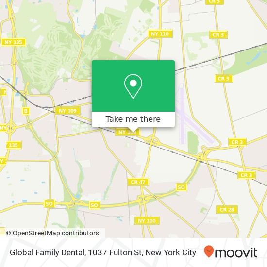 Global Family Dental, 1037 Fulton St map