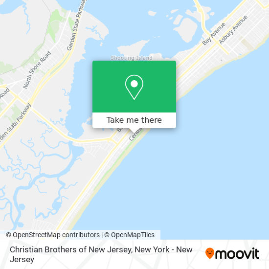 Christian Brothers of New Jersey map