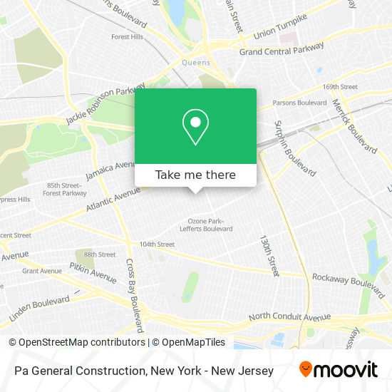 Pa General Construction map