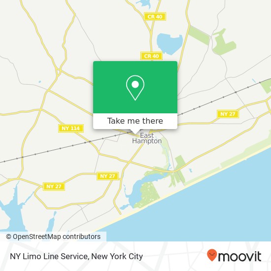 NY Limo Line Service map