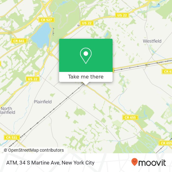 Mapa de ATM, 34 S Martine Ave