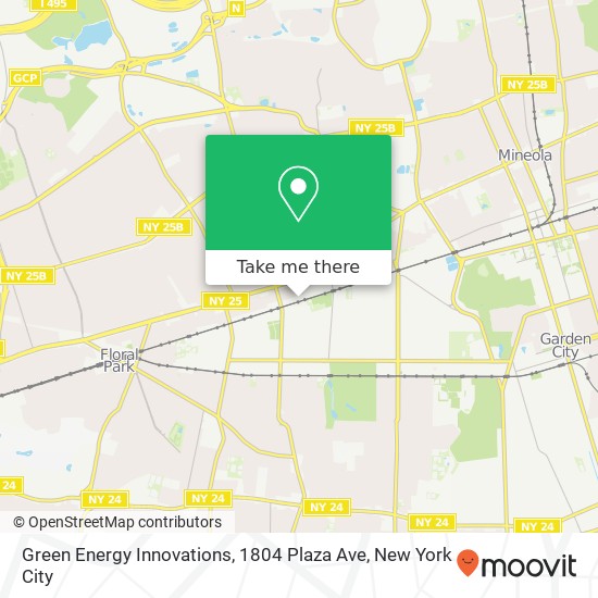 Green Energy Innovations, 1804 Plaza Ave map
